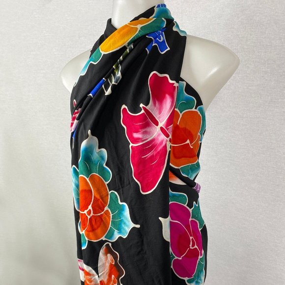 Van Klee Batik Butterfly Dragonfly Print Sarong - Picture 6 of 10